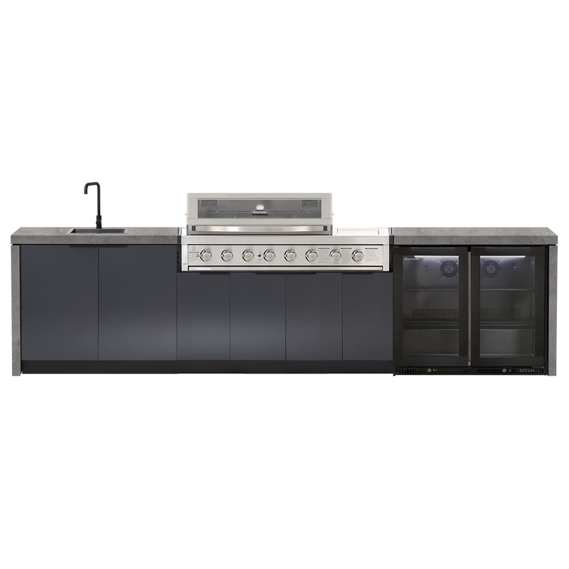 Cabinex Platinum III 6-Burner Kitchen Package with Porcelain Benchtop