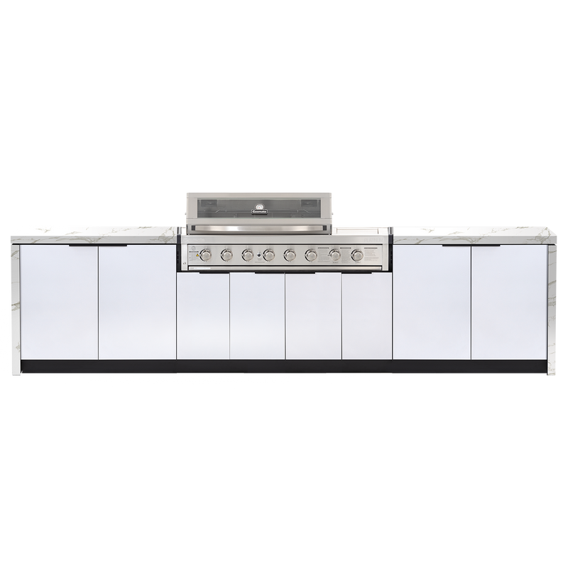 Cabinex Platinum III 6-Burner Kitchen Package with Porcelain Benchtop