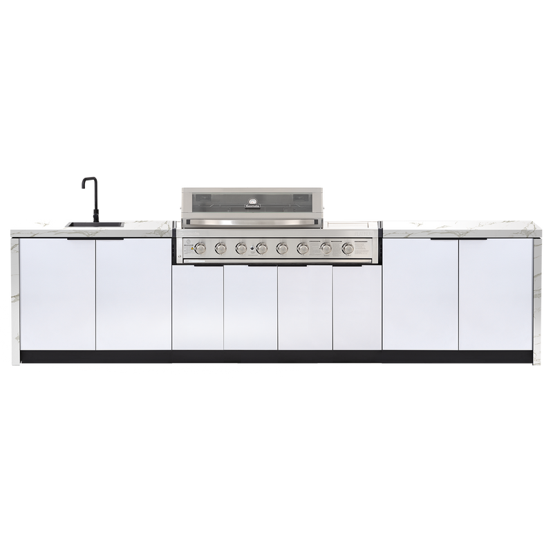 Cabinex Platinum III 6-Burner Kitchen Package with Porcelain Benchtop
