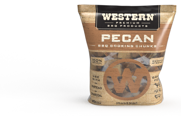 Western BBQ Pecan Wood Chunks 3.1kg