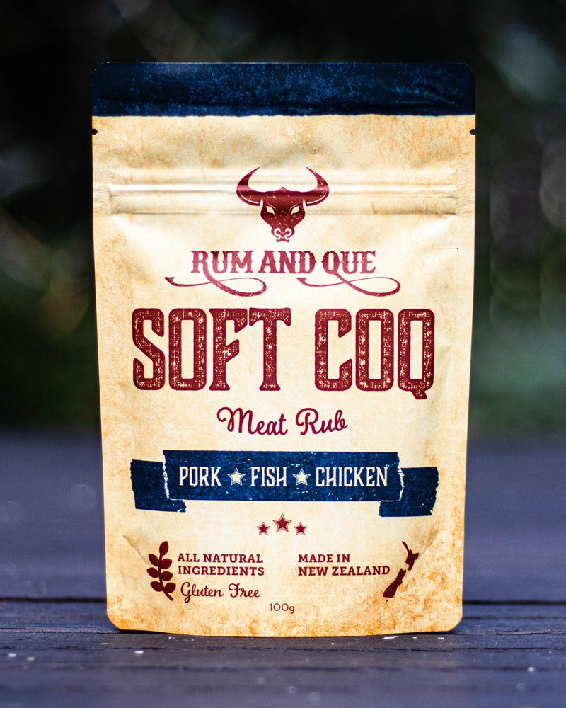 Rum and Que Soft Coq Pouch