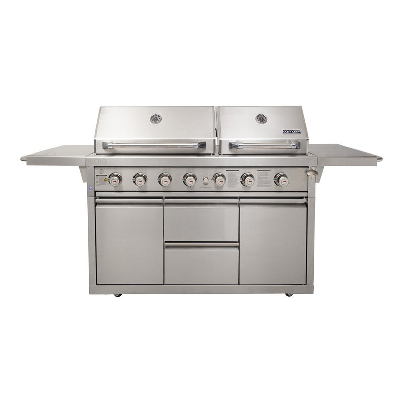 Gasmaster Hero Twin Hood 6 Burner BBQ