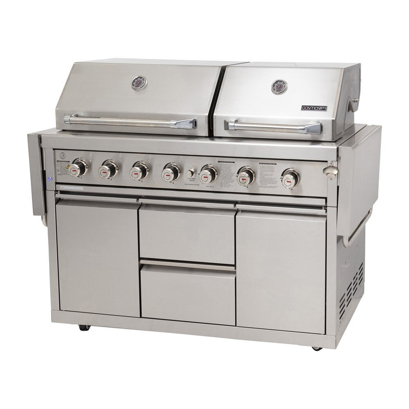 Gasmaster Hero Twin Hood 6 Burner BBQ