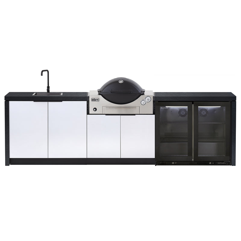 Cabinex Outdoor Kitchen Cabinetry Package to Suit Weber Family Q - Medium Size