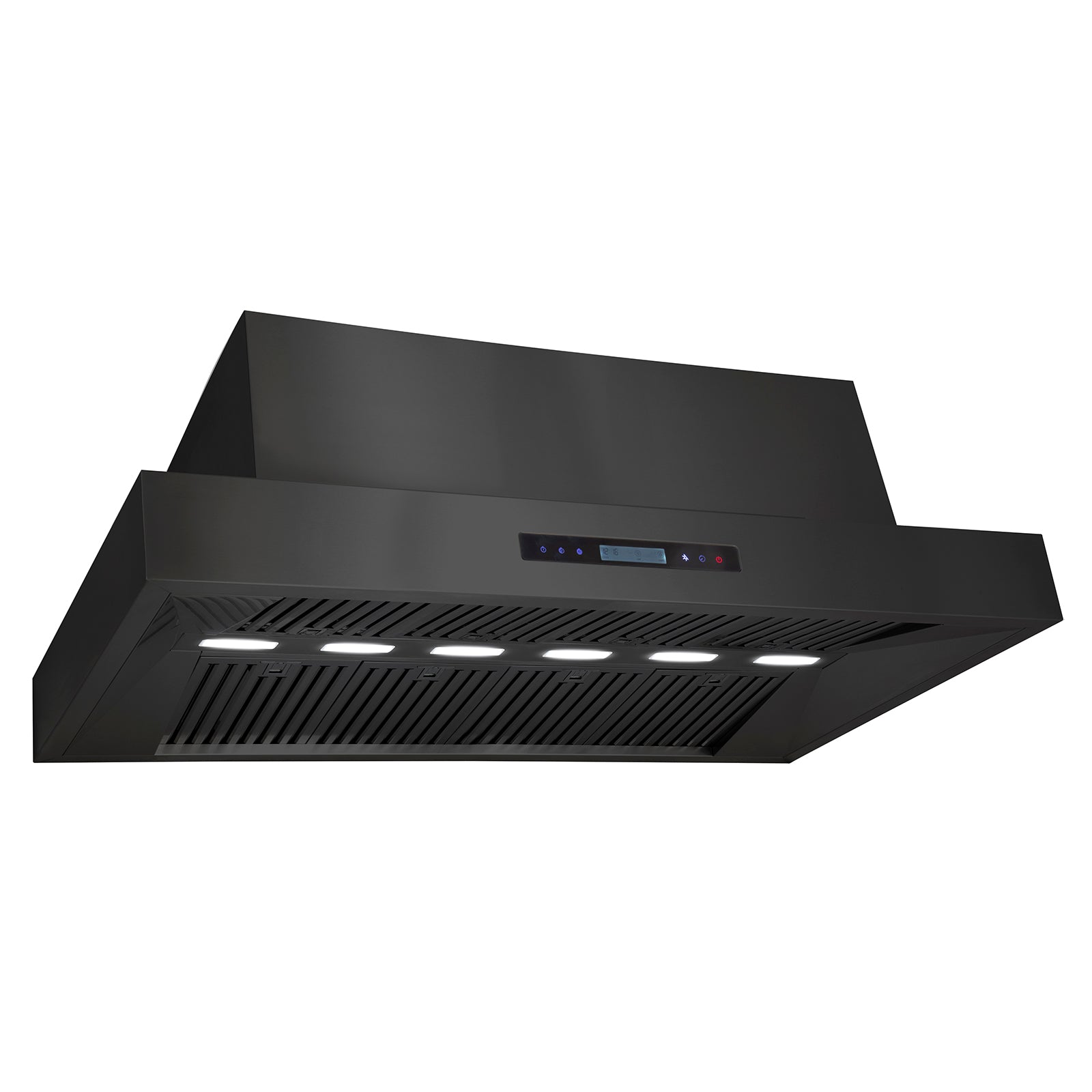 Excelsior Black 1480mm Wall Mounted BBQ Rangehood