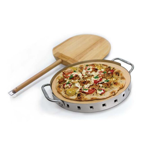 Broil King Pro Pizza Stone W/SS Support