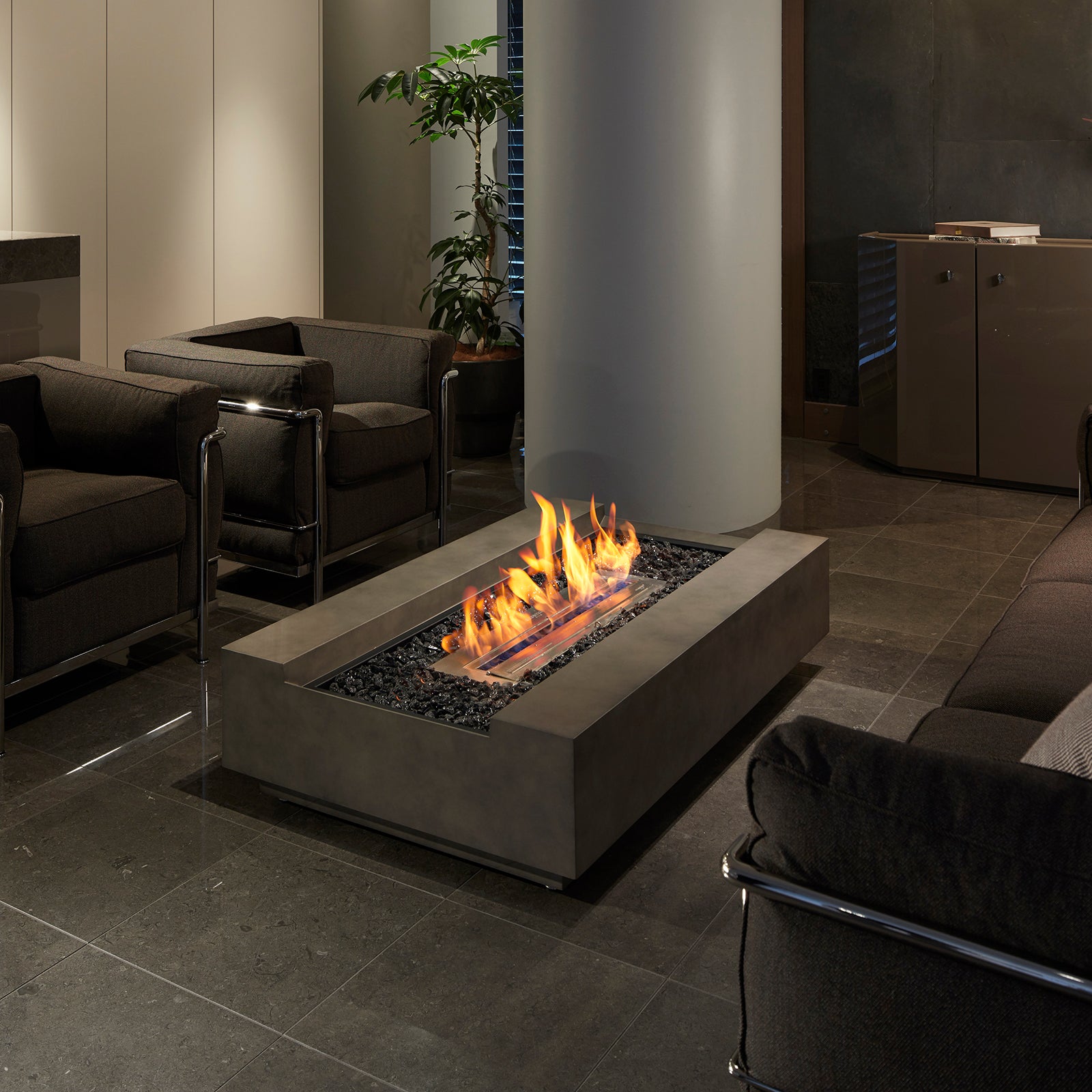 EcoSmart Cosmo 50 Ethanol Fire Pit Table