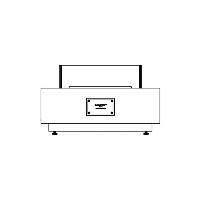 EcoSmart Manhattan 50 Ethanol Fire Pit Table
