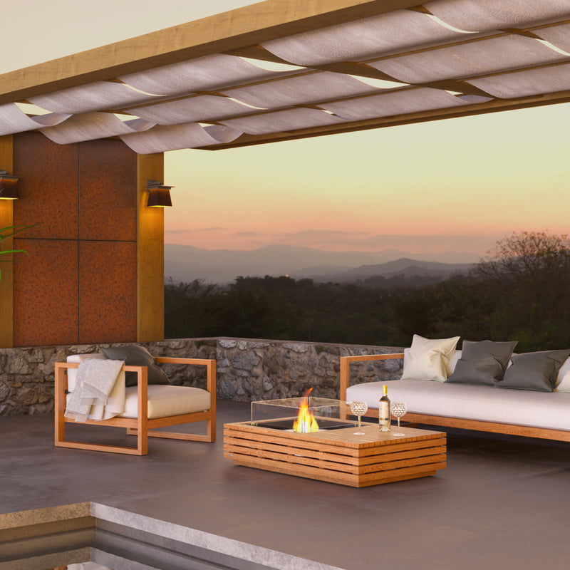 EcoSmart Manhattan 50 Ethanol Fire Pit Table